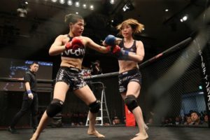 清水美貴子VS藤田翔子(RIZINの藤田大和の姉)女子総合格闘技動画DEEP JEWELS 23