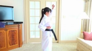 空手黒帯ユーチューバーみゆぽん 爆乳飛び出し道着姿でハメ撮り流出!