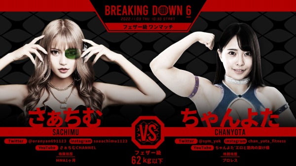Breaking Down6でAV女優ちゃんよたが さぁちむにフルボッコ勝利！